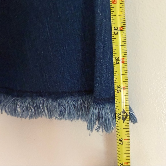 ModX Frayed Hem Women's Flare Jeans - Picture 8 of 9